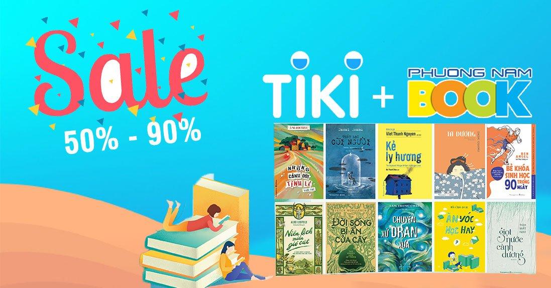 Bão sale tháng 10: Tiki, Phương Nam đồng loạt giảm giá hàng ngàn đầu sách