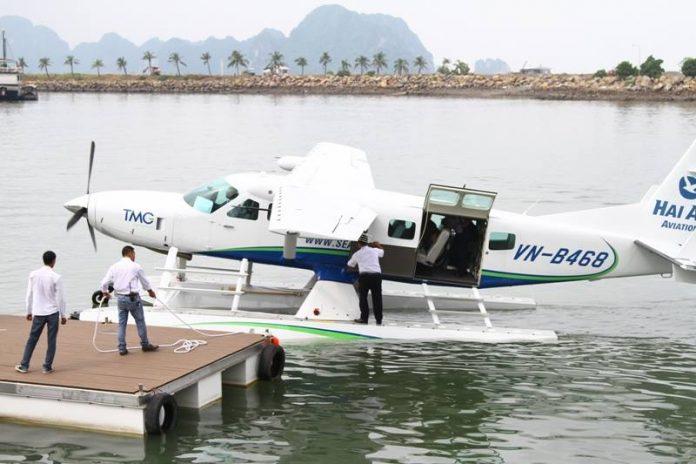 Bến thủy phi cơ tham quan vịnh Hạ Long ( nguồn: Internet )