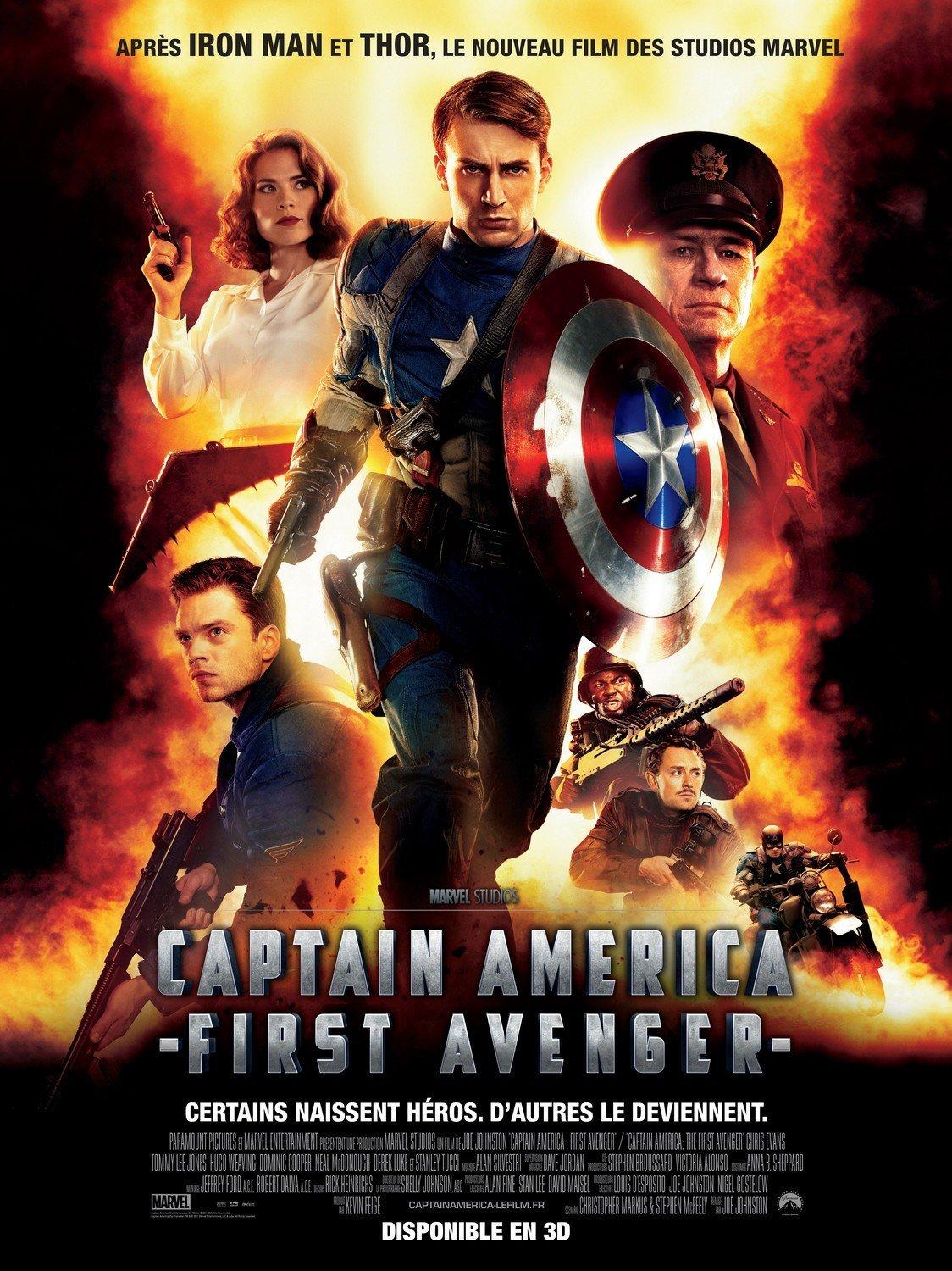Poster phim Captain America 2011 (Nguồn: internet)