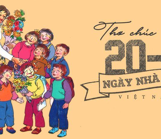 Thơ chúc mừng 20/11