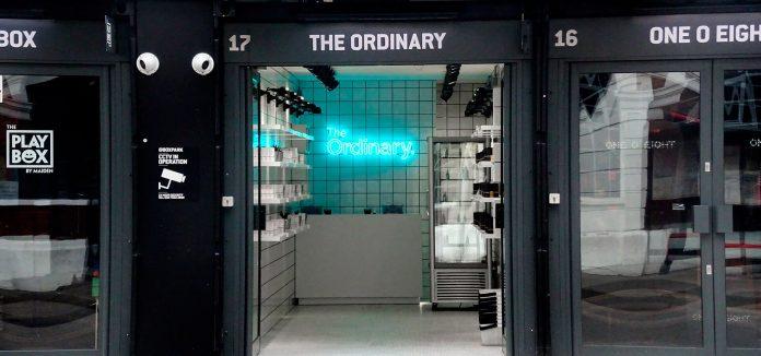 Một cửa hàng mỹ phẩm của thương hiệu The Ordinary (ảnh: internet)