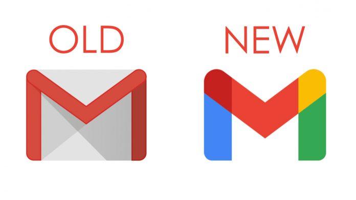 Logo Gmail trước đây và hiện nay. (Ảnh: Internet)