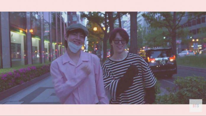 Jungkook và Jimin trong "G.C.F in Osaka" (Ảnh: YouTube)