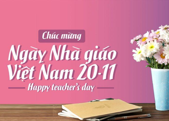 Chào mừng ngày Nhà Giáo Việt Nam 20-11. (Ảnh: Internet)
