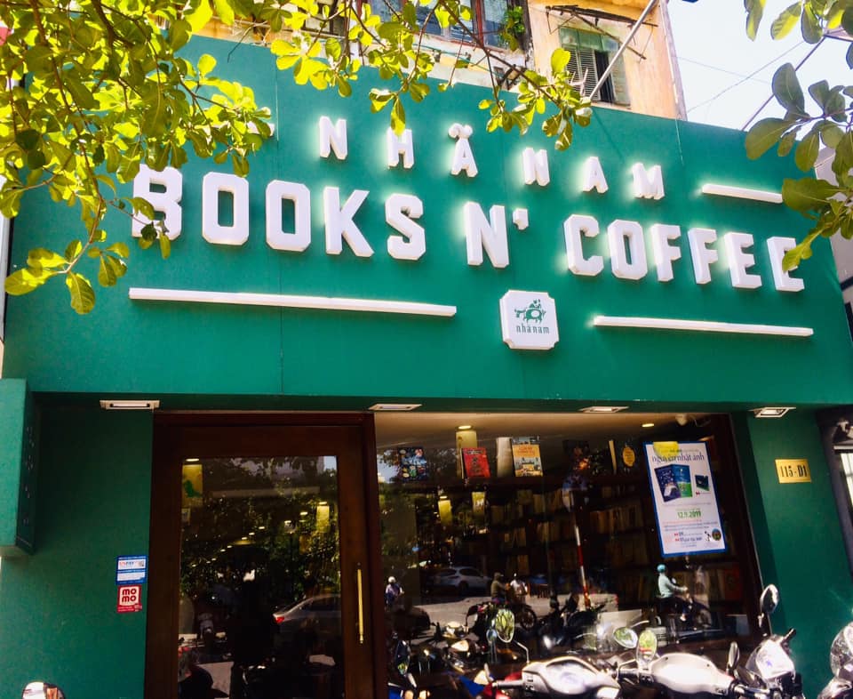 Nhã Nam Books N' Coffee Trần Huy Liệu (Ảnh Internet)