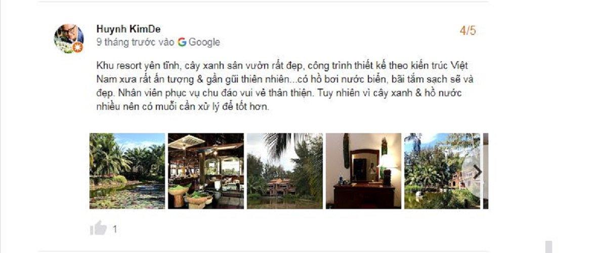 Review Hồ Tràm Beach Boutique Resort and Spa (Ảnh Internet)
