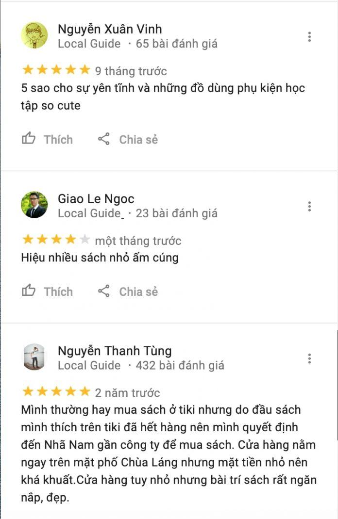 Review Nhà sách Nhã Nam Hà Nội (Ảnh Internet)