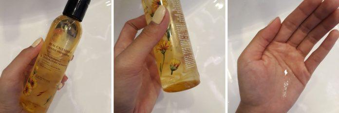 Review nước cân bằng làm dịu da, dưỡng ẩm Purité Real Calendula Gentle Hydrating Toner. (Nguồn: BlogAnChoi)