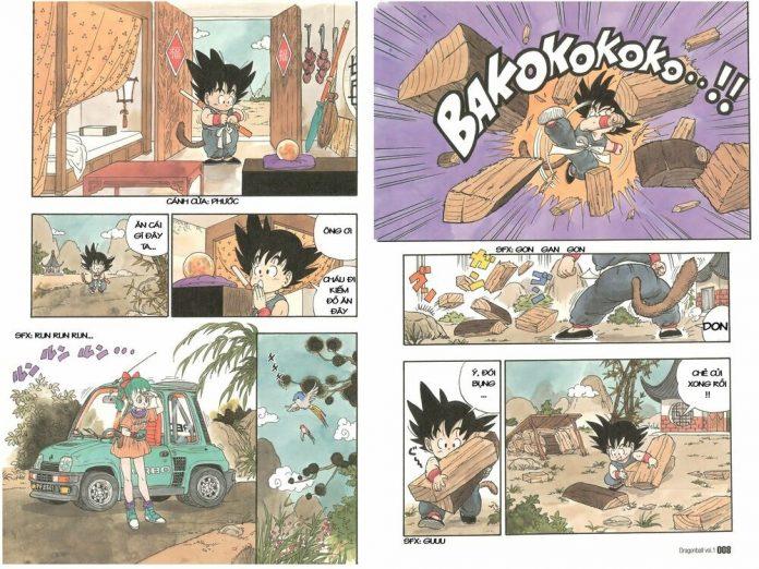 Goku "nhí" trong những tập đầu nhìn cũng dễ thương đấy chứ (Ảnh: Internet.
