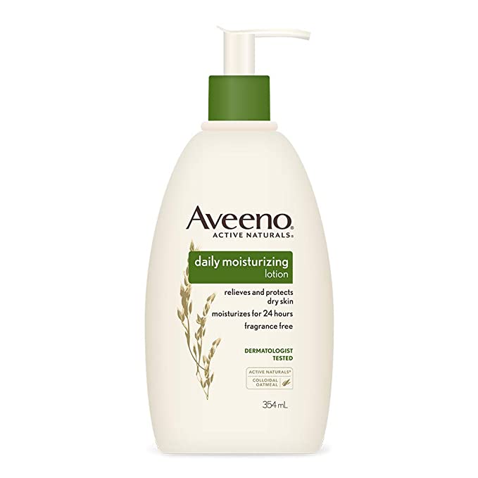 Sữa dưỡng thể Aveeno Daily Moisturizing Lotion có chiết xuất bột yến mạch giúp nuôi dưỡng và cấp ẩm sâu nhiều giờ liên cho da. (Nguồn: Internet)
