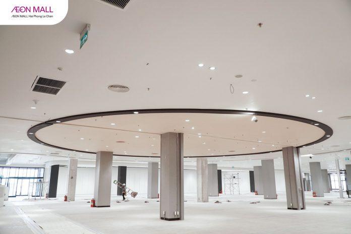 Không gian rộng rãi, sang trọng của AEON MALL Hải Phòng. (Ảnh: Internet)