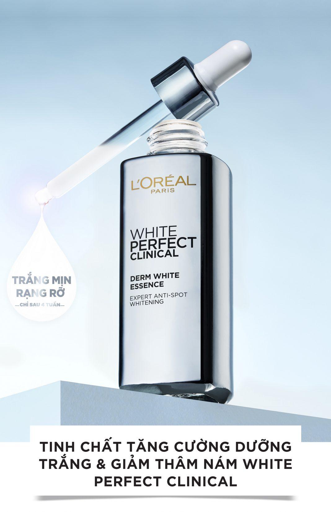 Texture của tinh chất L'oreal Paris White Perfect Clinical. (nguồn ảnh: Internet)