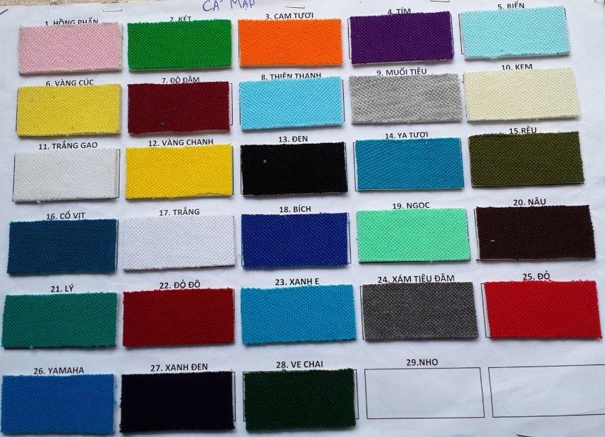 Màu vải cho chất liệu da cá của GLU (Ảnh GLU)