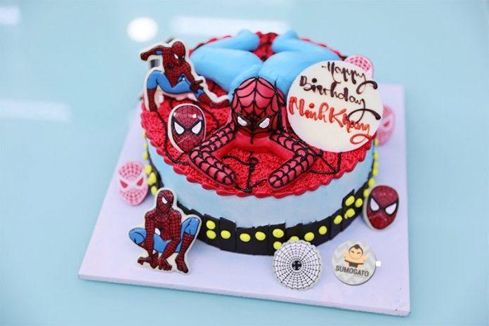 Một chiếc bánh sinh nhật Spider Man siêu ngầu (Ảnh: internet)