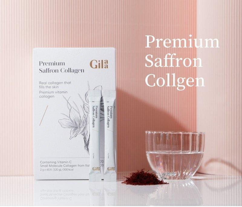 Review bột uống collagen Gilaa Premium Saffron Collagen: dưỡng da căng bóng  và trắng sáng từ sâu bên trong - BlogAnChoi