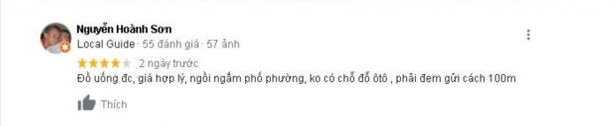 Đánh giá của khách hàng về Dạy nghề pha chế Sáng Tạo Việt. (Nguồn: BlogAnChoi)