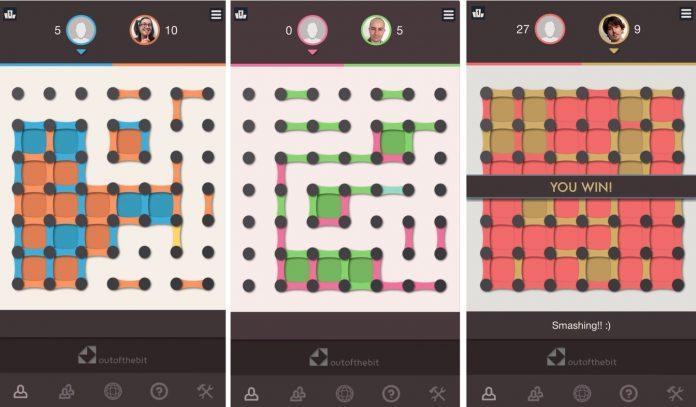Game Dots and Boxes cực thú vị dành cho 2 người. Nguồn: Interent Game Dots and Boxes cực thú vị dành cho 2 người. Nguồn: Interent