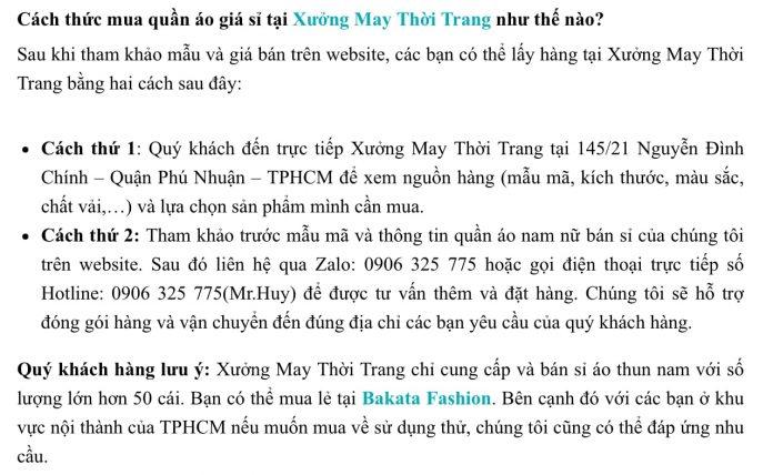 Cách mua hàng giá sỉ trên Xưởng may thời trang Hồ Chí Minh (Ảnh BlogAnChoi)