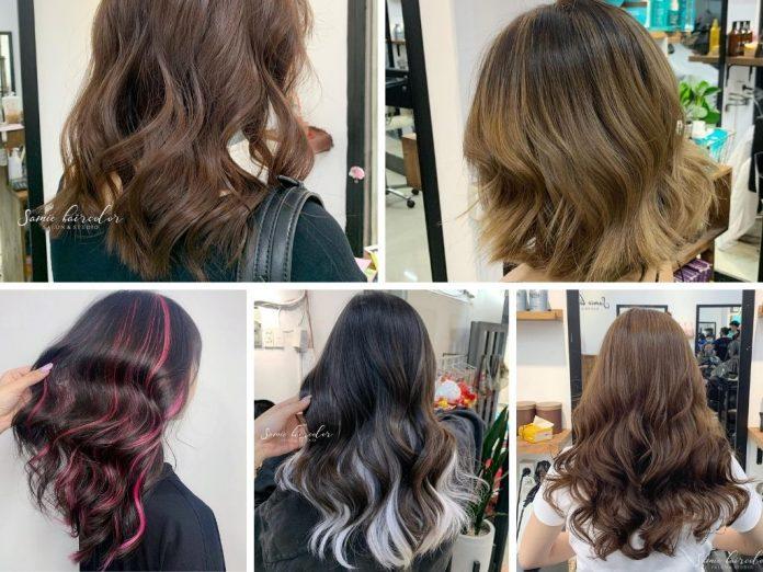 Các kiểu tóc uốn chuẩn Hàn tại Samie Hair Color. (Nguồn: Internet)