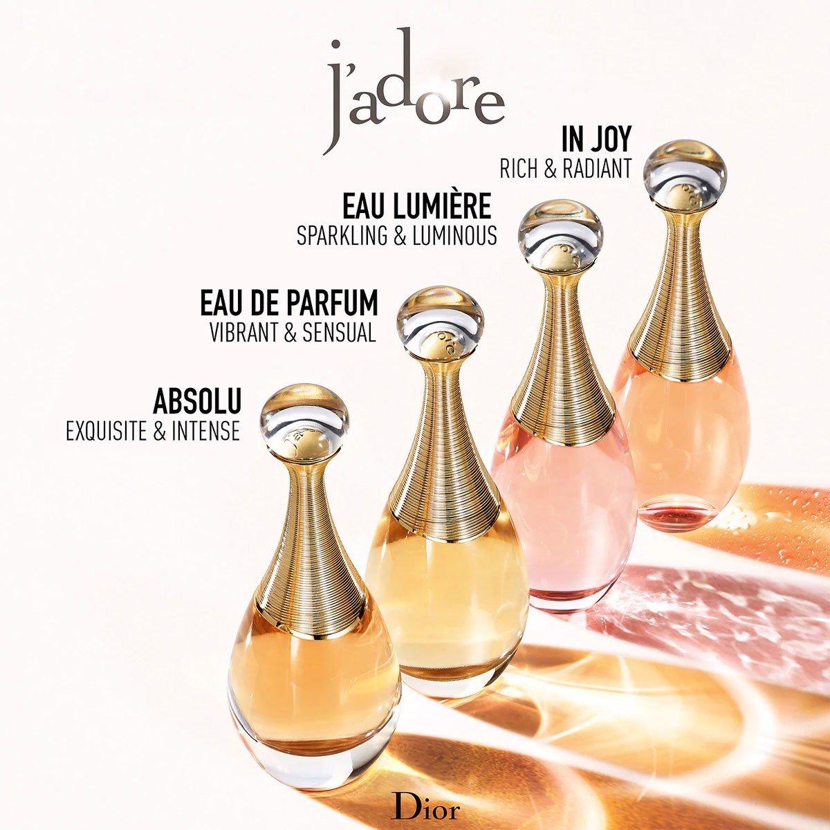 Nước hoa Dior J'adore có rất nhiều dòng cho chị em lựa chọn (Nguồn: Internet).