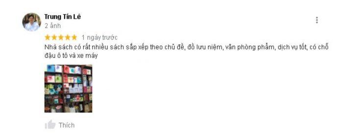 Đánh giá của khách hàng về Nhà sách Fahasha Tân Định. (Nguồn: BlogAnChoi)