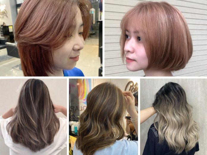 Các màu nhuộm tóc được yêu thích nhất tại Gác Mini. (Nguồn: Gác Mini Hair Spa)