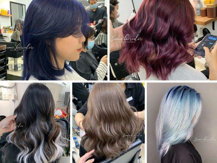 Samie Hair Salon chuyên nhuộm tóc và bắt trend các màu nhuộm mới cực kỳ nhanh. (Nguồn: Samie Hair Salon) Samie Hair Salon chuyên nhuộm tóc và bắt trend các màu nhuộm mới cực kỳ nhanh. (Nguồn: Samie Hair Salon)