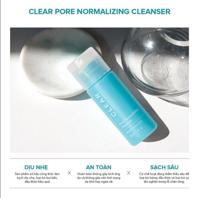 Sữa rửa mặt trị mụn, se khít lỗ chân lông Paula's Choice Clear Pore Normalizing Cleanser (Ảnh: Internet).