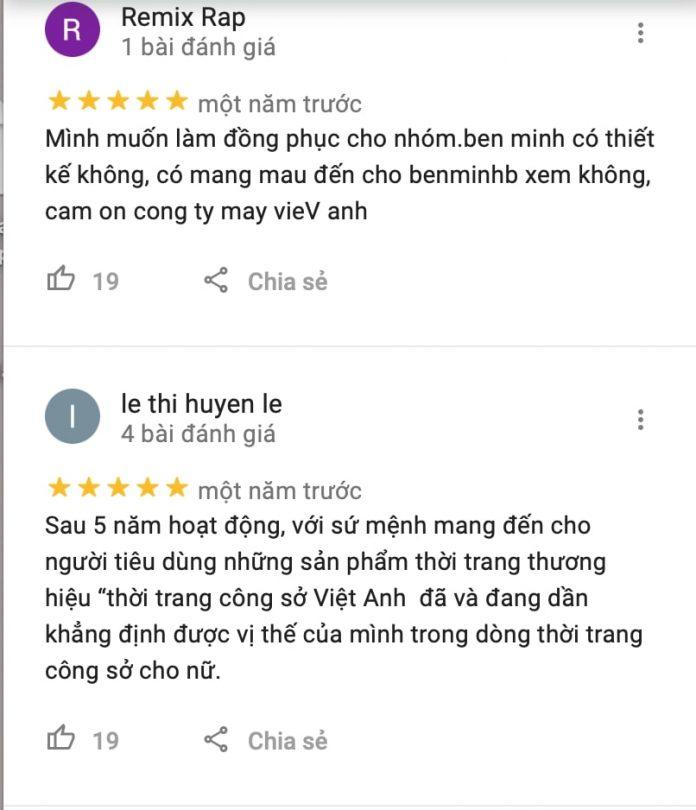 Review May đồng phục Việt Anh (Ảnh BlogAnChoi)