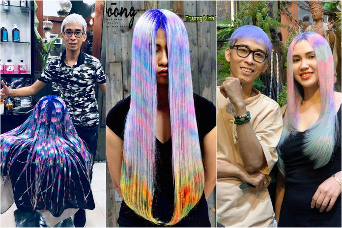 Nhuộm tóc chính là thế mạnh của A Vòong Hair Salon.