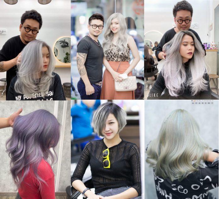 Nhuộm tóc tại Salon Hiếu Trang. (Nguồn: Hiếu Trang Salon)