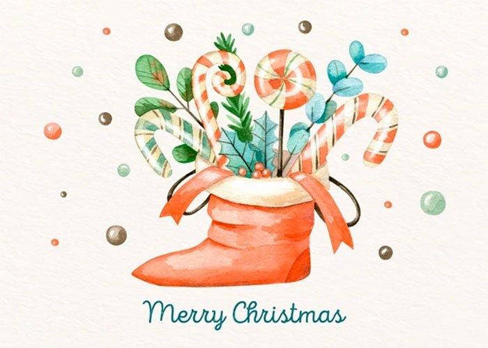 Thiệp Giáng Sinh đẹp độc đáo, ấn tượng nhất (Ảnh: Internet)