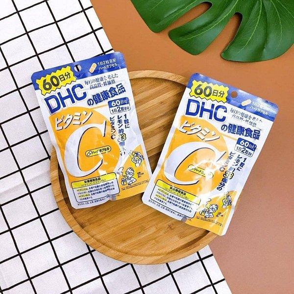 Review viên uống DHC vitamin C Nhật Bản: giúp trắng sáng da, giảm thâm mụn  hiệu quả - BlogAnChoi