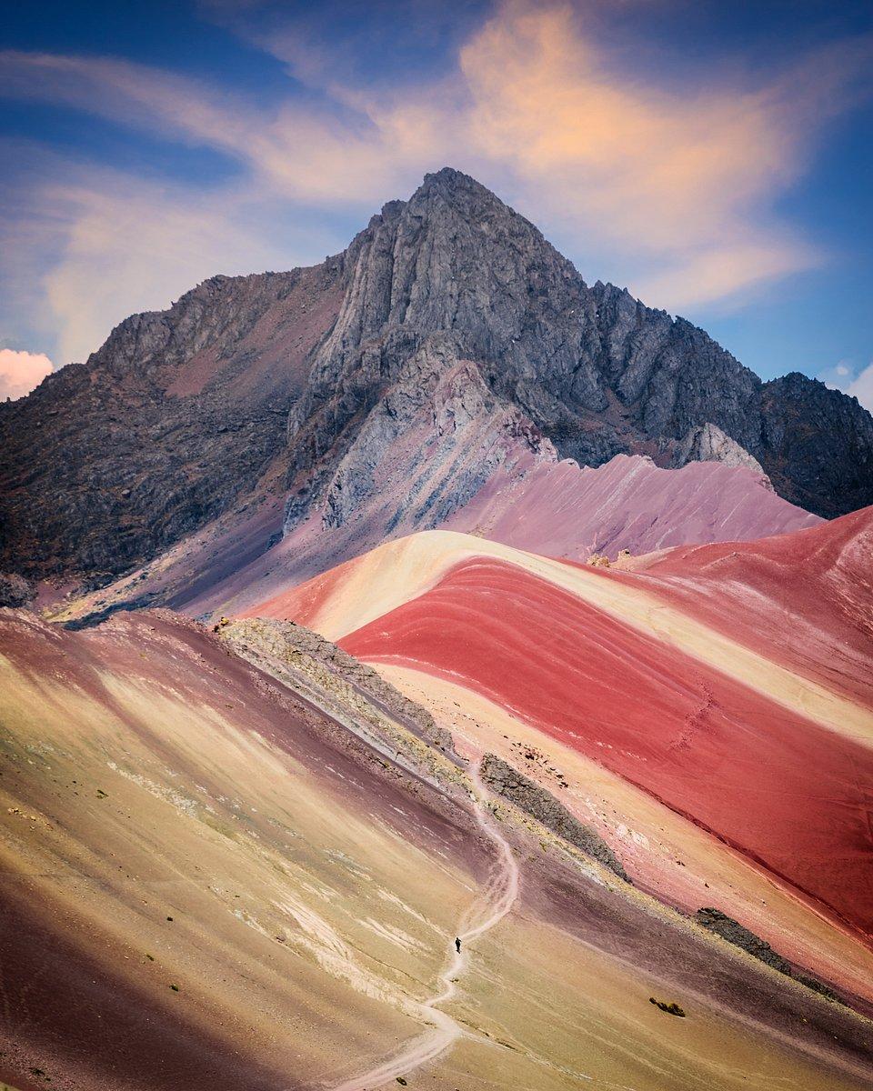 Ảnh chụp tại núi Cầu vồng, Peru (Ảnh: Internet).