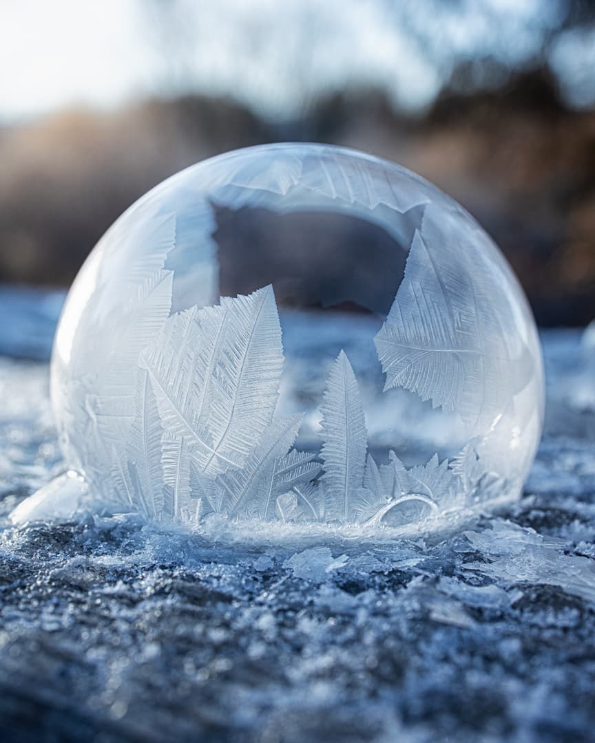 Vẻ đẹp ảo tung chảo của bong bóng tuyết và lý giải khoa học ngầu ...