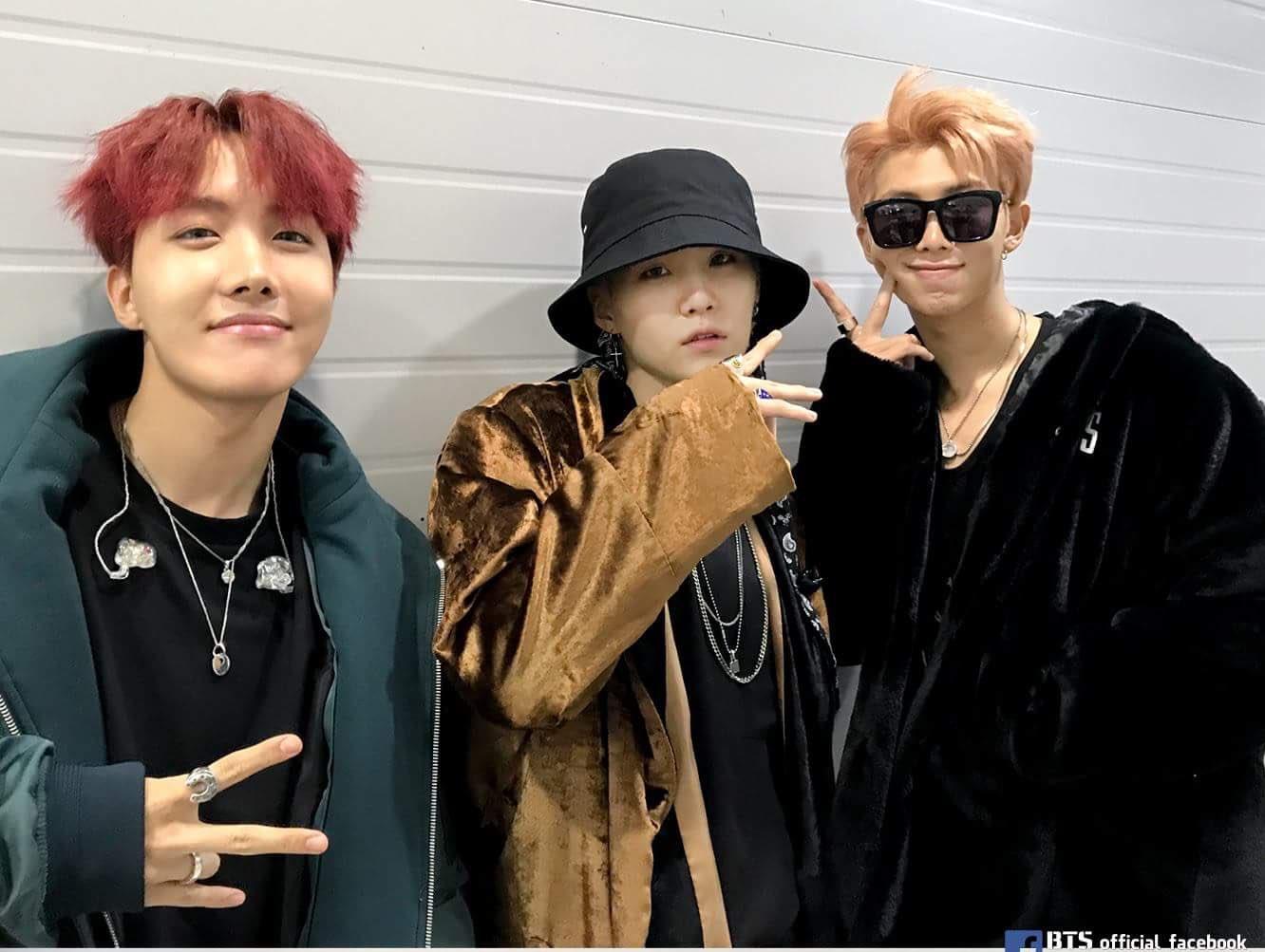 BTS rap line - J-Hope, RM và Suga (Ảnh: Internet)