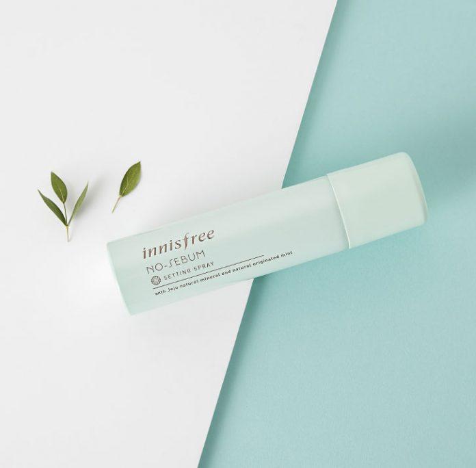 Xịt khoáng kiềm dầu Innisfree No Sebum Setting Spray (ảnh: internet)