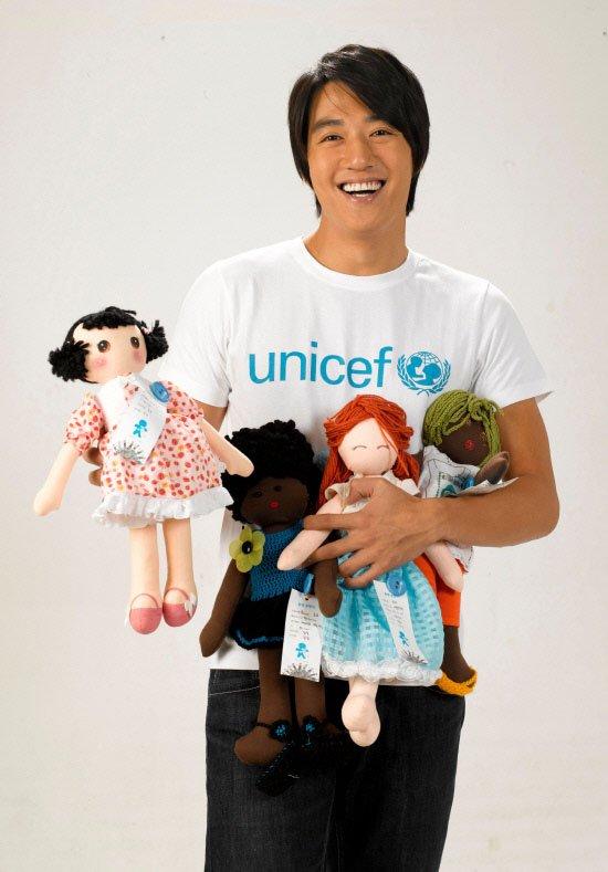 Kim Rae Won Đại sứ thiện chí của UNICEF. (Nguồn: Internet)