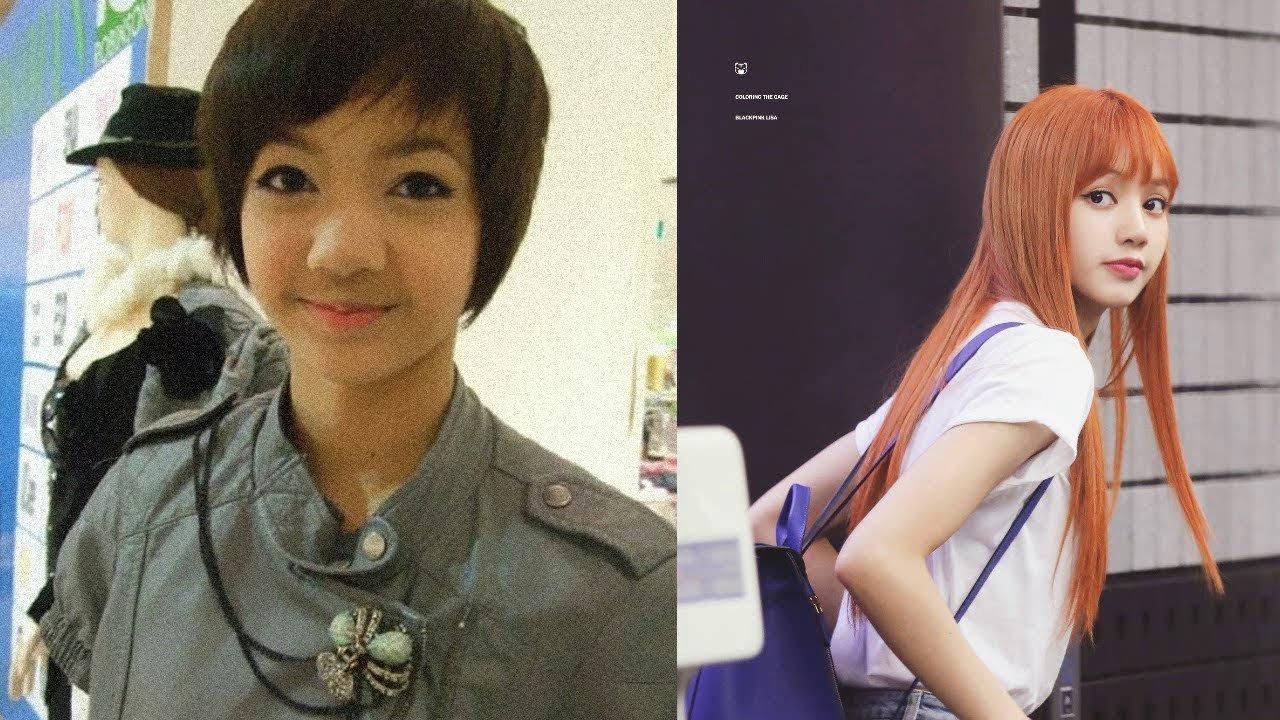 Hình ảnh Lisa trong buổi thi tuyển của YG tại Thái Lan. (Ảnh trái)