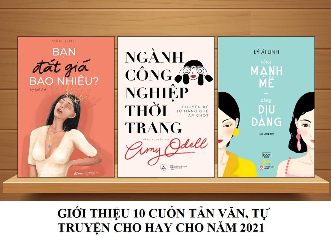 Giới thiệu 10 cuốn tản văn, tự truyện hay cho năm 2021 (Nguồn: Internet).