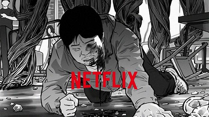 Bộ phim chuyển thể từ webtoon của chính đạo diễn Yeon Sang Ho đứng đầu Netflix ngay sau 24h. (Nguồn: Internet)