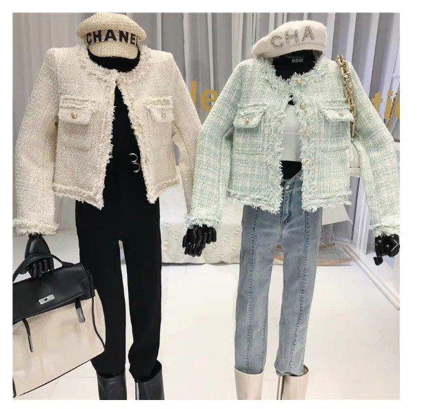 Mix tweed với quần jean và boot cao cổ cho thêm sang chảnh (Nguồn: Internet)