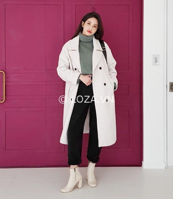 Áo khoác dáng dài giúp bạn thêm sang chảnh (Nguồn: Internet)