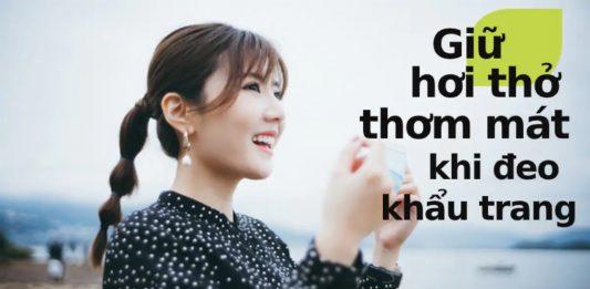 Trị hôi miệng khi đeo khẩu trang (ảnh: Internet).