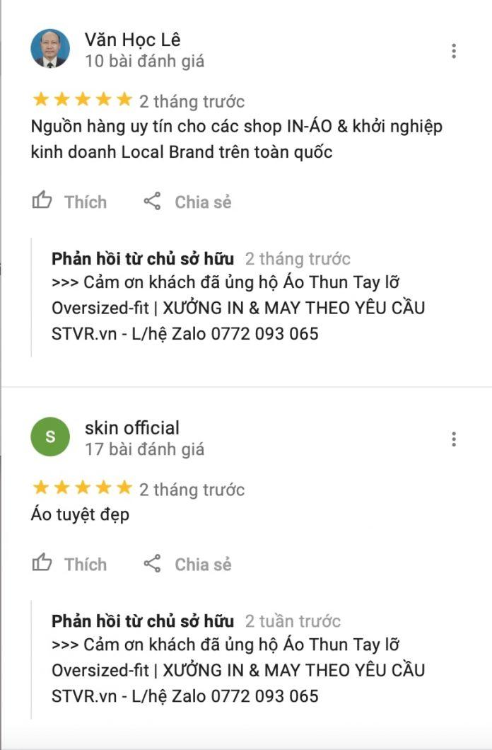 Review Áo Thun Tay Lỡ Oversized-fit® Tshirts (STVR) (Ảnh BlogAnChoi)