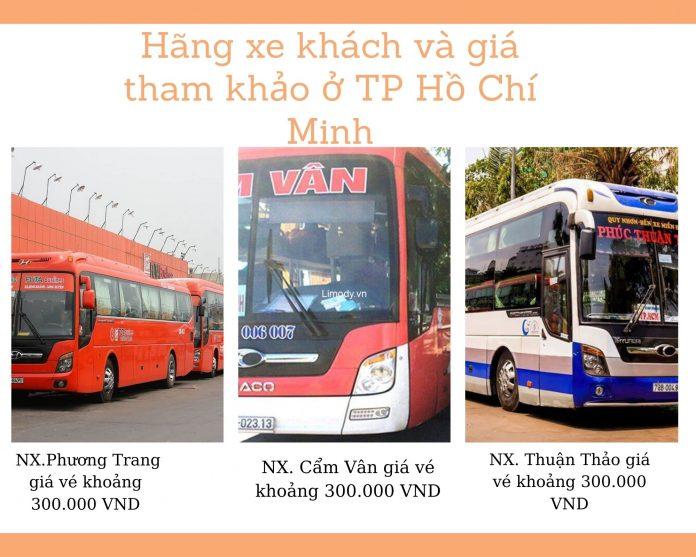 Hãng xe đi Quy Nhơn xuất phát từ Thành phố Hồ Chí Minh (ảnh: BlogAnChoi)