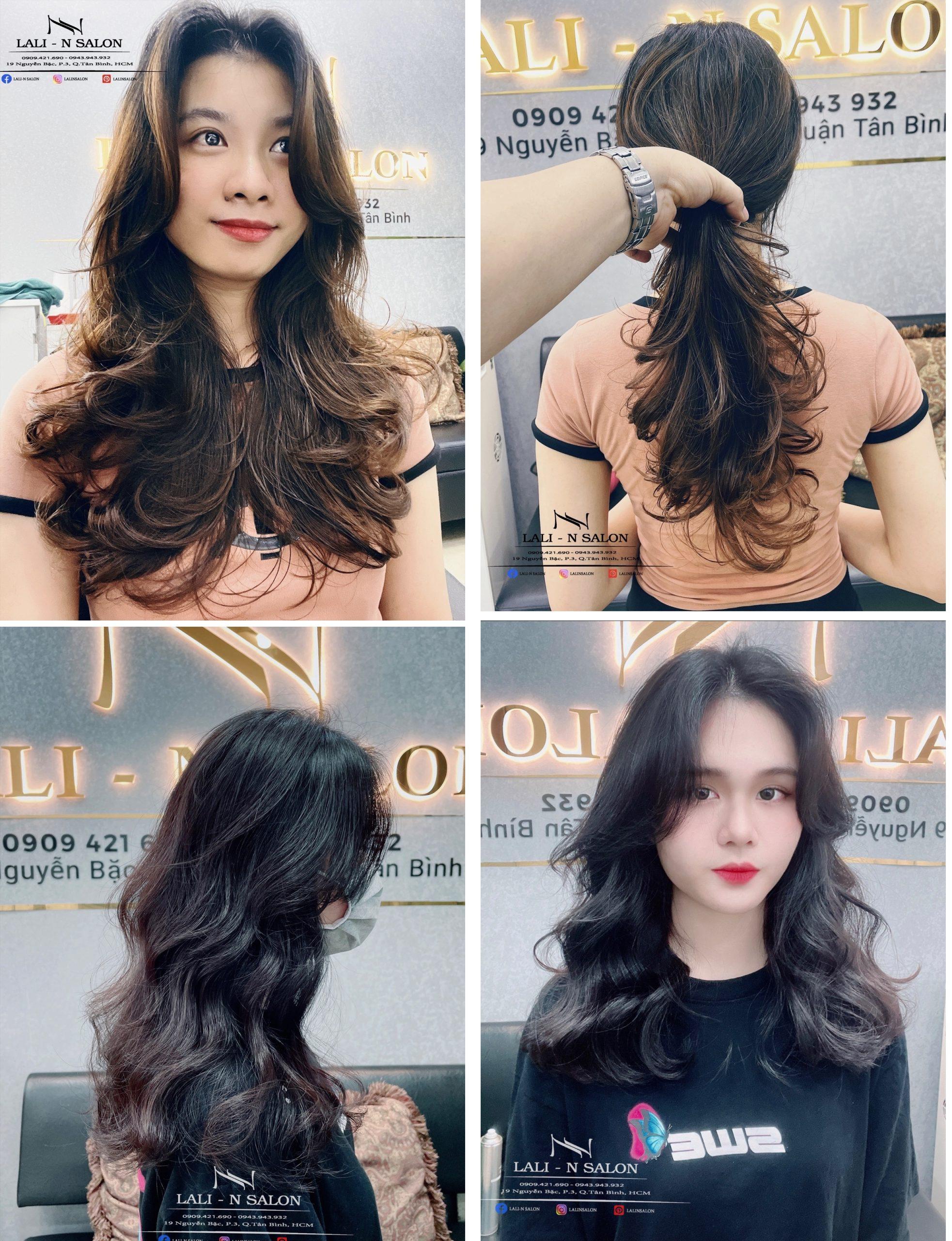 Salon uốn tóc phong cách Hàn Quốc \