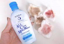 Ngoài khả năng tẩy trang, nước sữa tẩy trang 2 lớp Senka All Clear Milky Water còn giúp nuôi dưỡng làn da từ sâu bên trong (Nguồn: Internet).