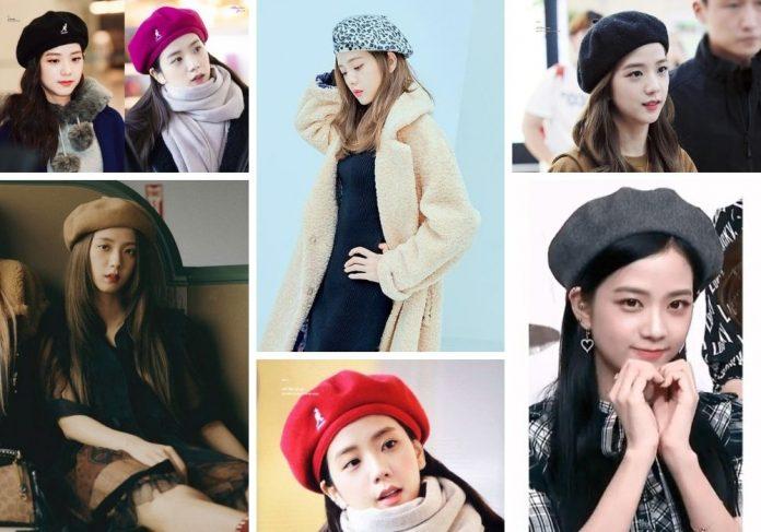 Jisoo rất thích hợp với kiểu mũ Beret cổ điển. (Ảnh: Internet)