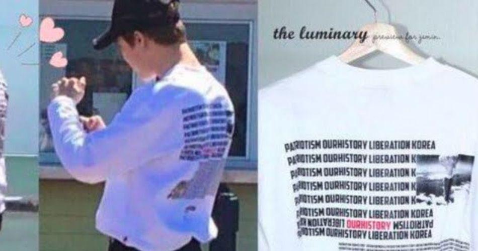 Chiếc áo phông gây phẫn nộ lớn của Jimin - BTS
